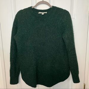 & Other Stories Wool Alpaca Green Cozy Crewneck Pullover Sweater Medium